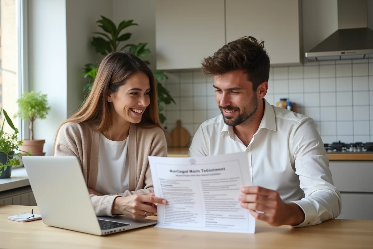 Couple étudiant un acte de mariage étranger pour en demander la transcription en France depuis leur domicile nantais